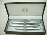 Bill Blass 3 Pen Set Aero BB0169 Trio Satin Chrome