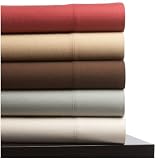 Pinzon 200-Gram Supima Velvet Flannel Queen Sheet Set, French Roast