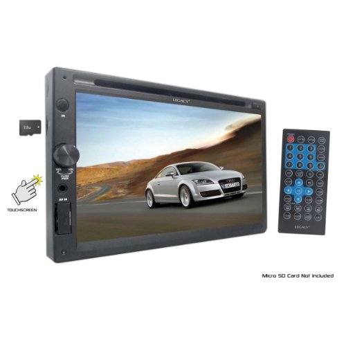 Legacy LDN27U 7-Inch TFT Double DIN CD/CDR/CDRW/MP3 Compatible with USB Port and SD Reader