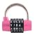 Wordlock PL-029-PK 5-Letter Combination Spanish Language Padlock, Pink