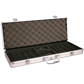 Da Vinci Aluminum Poker Chip Case — Choose from 5 Sizes