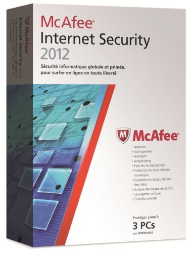 McAfee internet security 2012 (1 poste, 1 an)