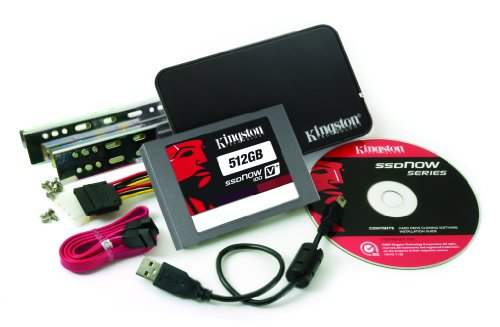 Kingston V+-Series SSDNow Solid Sate Drive (SSD) 512GB (6,3 cm (2,5 Zoll) SATAII) Bundle
