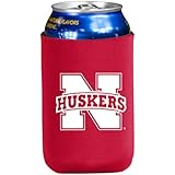 NCAA Nebraska Cornhuskers Flat Drink Coozie