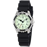 New St. Moritz Momentum M1 Women's Dive Watch (Margarita) & Underwater Timer for Scuba Divers with Lime Dial & Black Hyper Rubber Band