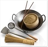 Sales! Ancestry Cookery 10 Piece Hand-Hammered 14" Wok Gift Set
