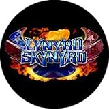 Lynyrd Skynyrd 30 Years Flaming Logo Mini Magnet BM-0141
