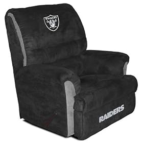 Buy Oakland Raiders NFL Team Logo Big Daddy Recliner