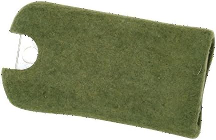 ZebuFelt Authentic iPhone 5/5S/5C Felt Sleeve. Unibody Stitchless Pure Wool IPhone Felt Case (Green)