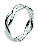 Dew Sterling Silver Open Twist Ring 2859HPP
