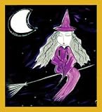 Witch on Broom Bookmark