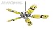 Ceiling Fan Skin Kit (fits most 42inch fans) - Puppy Dogs on White - (Fan and fan blades NOT INCLUDED) by wallthat