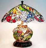Flowers Design Table Lamp with lighted base