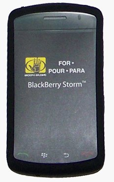 9096301 Body Glove Silicone Black case Blackberry Storm