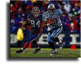 Completely Handpainted American Football Sport Painting, Custom Order FL4746, Oil on Canvas, with Option to Paint Jerry, Brett & Co. from Any Other Favorite Photograph or Picture, Unframed, Size 16" x 24" inch