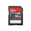 Sandisk Ultra SDHC UHS-I Class 10 16GB Memory Card