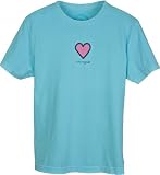 Life is good Women's Heart Short Sleeve Tee