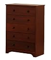 Furniture online: Canwood 5 Drawer Chest - Espresso