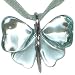LALIQUE Lagoon Butterfly Pendant