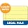 TOPS Docket Gold Pad, 8.5 x 14 Inch, Legal Size, Legal Rule, 20 Pound Stock, 50 Sheets, 6-Pack, Canary (63986)