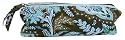 Vera Bradley Java Blue Travel Companion Makeup Bag