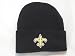 NEW ORLEANS SAINTS NEW ERA BLACK CUFF BEANIE SKULL CAP HAT NBA CAPS