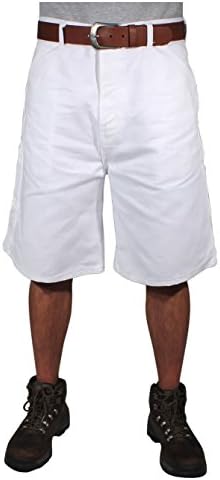 Caboose Painters Shorts Natural White Size 30