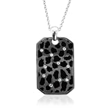Mens Black Sterling Silver Alphabet Initial Letter N Black Diamond Pendant Necklace 0.11 carat 41 QHR%2BVSHL. SL160 Mens Black Sterling Silver Alphabet Initial Letter N Black Diamond Pendant Necklace 0.11 carat