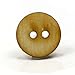 Mylittlewoodshop - Pkg of 6 - Button - 3/4 inches in diameter with 2 2mm holes and 1/8 inch thick unfinished wood(LC-BUTN15-6)