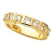 14K Yellow Gold Diamond Anniversary Band - 0.84 Ct.