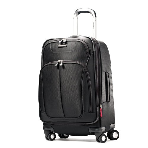 cheap Samsonite Luggage Hyperspace Spinner 21.5 Expandable Suitcase, Galaxy Black, One Size