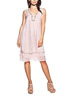 Laura Moretti Vestido Seda (Rosa)