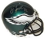 L.J. Smith Signed Philadelphia Eagles Riddell Replica Mini Helmet
