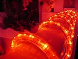 18Ft Rope Lights; 3Wires Vivid Red Chasing LED Rope Light Kit; Christmas Lighting; outdoor rope lighting