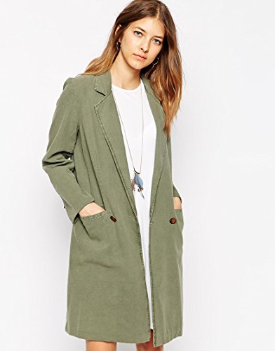Ganni Double Button Front Long Cotton Coat 並行輸入品