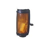 Dodge RAM 50 Mitsubishi Pickup Replacement Corner Light Assembly (Black) - 1-Pair by AutoLightsBulbs