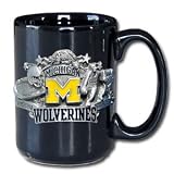 Michigan Wolverines VIP 14 oz Coffee Mug - NCAA College Athletics Fan Shop Sports Team Merchandise