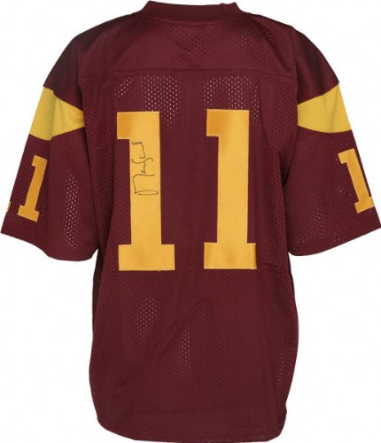 Matt Leinart Autographed Jersey | Details: USC Trojans, Red, Authentic