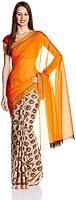 Boondh Saree with Blouse Piece (93729_Orange)