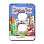 Londons Times Funny Music Cartoons - Lactose Intolerance - Light Switch Covers - 2 plug outlet cover