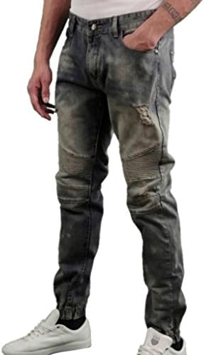 MENS RIPPED SKINNY DENIM JOGGER