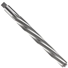 Alvord Polk 155-2 High-Speed Steel Taper Pin Reamer, Left Hand Spiral Flute, Round Shank, Uncoated (Bright)