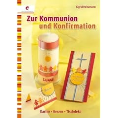 Zur Kommunion und Konfirmation: Karten, Kerzen, Tischdeko