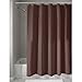 iDesign Solid Long-Length Fabric Bathroom Shower Curtain - 72