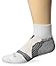 Balega Enduro V-Tech Quarter Socks for Men and Women (1 Pair) (2016 Model), White/Grey, X-Large