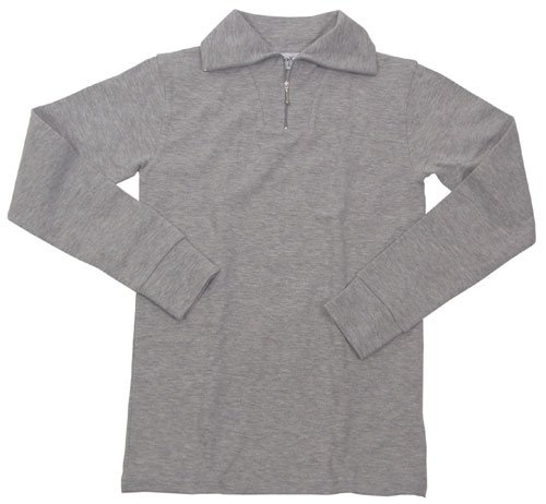 Thermo-Sport-Funktions- Rollkragenhemd lang grau XS-XXL