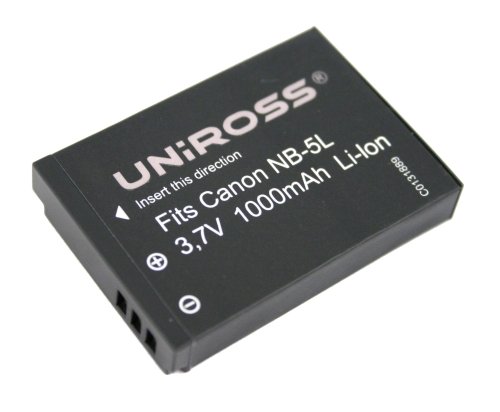 Uniross Replacement Digital Camera Battery for Canon NB-5L