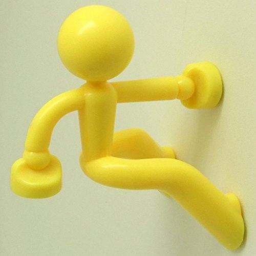 実用的 インパクト大 KEY PETE 強力 磁石 鍵かけ 鍵フック (イエロー)