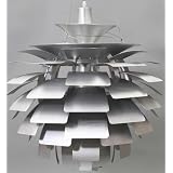 Buy Lexington Modern 28-Inch Artichoke Style Chandelier Modern Lamp, Silver by Lexington Modern