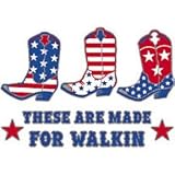 Cowboy Boots Women's Tank Top : These Boots Were Made For Walking - Litho Glitter